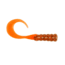 Berkley PowerBait Ribbontail Grubs, 3in, 15 Pack, Pumpkinseed/Fluorescent Orange, 1307428