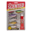 Berkley Scented Flicker Shad Baitfish Pack Hard Bait, Crankbait, 5/16 oz, 2 3/4in / 7cm, 11ft-13ft / 3.4m-4.0m, Hook Size 6, 2 Hooks, Assorted, 7, 1579101