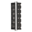 Berkley Vertical 6 Rod Rack, Black, 1546009