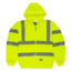 Berne Hi-Vis Class 3 Lined Hooded Sweatshirt - Mens, Yellow, Medium, HVF021YWT400
