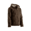 Berne Washed Hooded Work Coat - Mens, Bark, Large, Regular, 92021189130