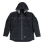 Berne Zip Off Modern Hooded Chore Coat - Mens, Black, Medium, CH428BKR400