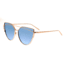 Bertha Aria Polarized Sunglasses, Rose Gold/Celeste, One Size, BRSBR025BK
