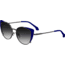 Bertha Bailey Handmade in Italy Sunglass - Womens, Navy, One Size, BRSIT109-3