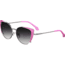 Bertha Bailey Handmade in Italy Sunglass - Womens, Pink, One Size, BRSIT109-2