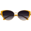 Bertha Bailey Handmade in Italy Sunglass - Womens, Yellow, One Size, BRSIT109-1
