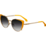 Bertha Bailey Handmade in Italy Sunglass - Womens, Yellow, One Size, BRSIT109-1