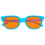 Bertha Betty Polarized Sunglasses - Womens, Light Blue Frame, Orange Lens, Light Blue/Orange, One Size, BRSBR051C5