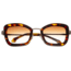 Bertha Delphine Handmade in Italy Sunglass - Womens, Tortoise, One Size, BRSIT108-2