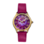 Bertha Georgiana Mother-Of-Pearl Leather-Band Watch, Gold/Magenta - Womens, BTHBS1103