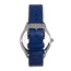 Bertha Georgiana Mother-Of-Pearl Leather-Band Watch, Silver/Blue - Womens, BTHBS1102