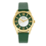 Bertha Ida Mother-of-Pearl Leather-Band Watch, Green - Womens, BTHBS1203