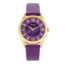 Bertha Ida Mother-of-Pearl Leather-Band Watch, Purple - Womens, BTHBS1204