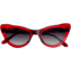 Bertha Kitty Handmade in Italy Sunglass - Womens, Red, One Size, BRSIT104-1