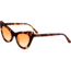 Bertha Kitty Handmade in Italy Sunglass - Womens, Tortoise, One Size, BRSIT104-2