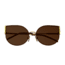 Bertha Logan Polarized Sunglasses, Gold/Brown, One Size, BRSBR036GD