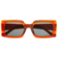 Bertha Miranda Polarized Sunglasses - Womens, Orange Frame, Black Lens, Orange/Black, One Size, BRSBR053C5