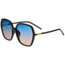 Bertha Priscilla Polarized Sunglasses - Womens, Black Frame, Blue-Pink Lens, Black/Blue-Pink, One Size, BRSBR055C1
