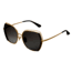 Bertha Remi Sunglasses - Womens, Gold Frame, Black Polarized Lens, Gold/Black, One Size, BRSBR034GY