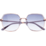 Bertha Renata Sunglass - Womens, Rose Gold/Purple, One Size, BRSBR046GP