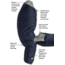 Big Agnes Sidewinder Camp 35 FireLine Sleeping Bag, Indigo/Gray, Regular, BSWC35R21
