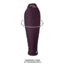 Big Agnes Torchlight Camp 20 Fireline Pro Sleeping Bag - Womens, Plum/Lavender, Petite Right, BTMWTLC20PR21