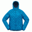 Big Agnes Women's Shovelhead Hooded Jacket - 700 DownTek, Turquoise/Navy, Small, 31403-444-SM