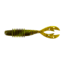 Big Bite Baits Kamikaze Swimon Swimbaits, 10, 4.25in, Green Pumpkin/Chartreuse Swirl, 425KMSW-06