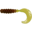 Big Bite Baits Fat Grub Curl Tail Grub, 10, 2in, Green Weenie, FG2-14