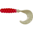Big Bite Baits Fat Grub Curl Tail Grub, 10, 2in, Jaw Breaker, FG2-07