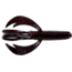 Big Bite Baits Swimming Craw Tube Tube, 10, 4in, Black Neon, SWCRWT-06