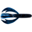 Big Bite Baits Swimming Craw Tube Tube, 10, 4in, Black Neon/Electric Blue, SWCRWT-07