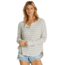 Billabong Any Day Henley Shirt - Womens, Salt Crystal, Small, J903VBAN-SCS-S