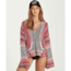 Billabong Baja Long Sleve Beach Hooded Sweater - Womens, White Cap, Small JV01QBBA-WCP-S