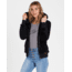 Billabong Cozy Down Polar Fleece Jacket - Womens, Black, Large, J612MCOZ-BLK-L
