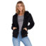 Billabong Cozy Down Polar Fleece Jacket - Womens, Black, Large, J612MCOZ-BLK-L