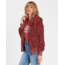 Billabong Cozy Down Polar Fleece Jacket - Womens, Vintage Plum, Extra Large, J612MCOZ-VPL-XL