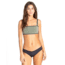 Billabong Del Sur Wave Bandit - Swim Top - Womens, Black Olive, Small, XT58TBDE-BOL-S