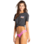 Billabong Feelin Fine Graphic Tee - Womens, Off Black, Extra Small, J467TBFE-OFB-XS