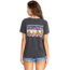 Billabong Feelin Fine Graphic Tee - Womens, Off Black, Extra Small, J467TBFE-OFB-XS