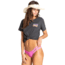 Billabong Feelin Fine Graphic Tee - Womens, Off Black, Extra Small, J467TBFE-OFB-XS
