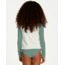 Billabong Girls Sol Searcher Long Sleeve Rashguard, Seashell, Large, YR01VBSO-SSL-L