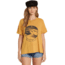 Billabong It Matters Relaxed Short Sleeve Shirt - Womens, Honey Gold, Large, J925QBIT-HOG-L