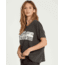 Billabong It Matters Relaxed Short Sleeve Shirt - Womens, Off Black, Small, J925QBIT-OFB-S