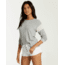 Billabong Kicking Game 2 Henley - Womens, Ash Heather, Small, J910VBKI-AHH-S
