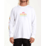 Billabong Power Down Long Sleeve T-Shirt - Mens, White, Small, M405WBSU-wht-S