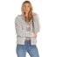 Billabong Reine Down Fleece Jacket - Womens, Ash Heather, Large, J622WBRE-AHH-L
