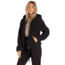Billabong Reine Down Fleece Jacket - Womens, Black, Small, J622WBRE-BLK-S