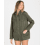 Billabong Right Left Right, Zipped Army Jacket - Womens, Olive, Large, J702QBRI-OLV-L