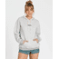 Billabong Script Logo Hoodie - Womens, Athletic Grey, Large, J651SBBI-AGY-L